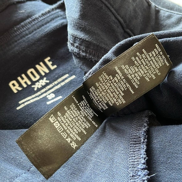 Rhone Navy 5 Pocket Chinos - Picture 3 of 4